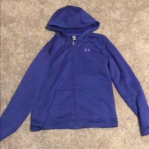 Purple technical hoodie from Under armor